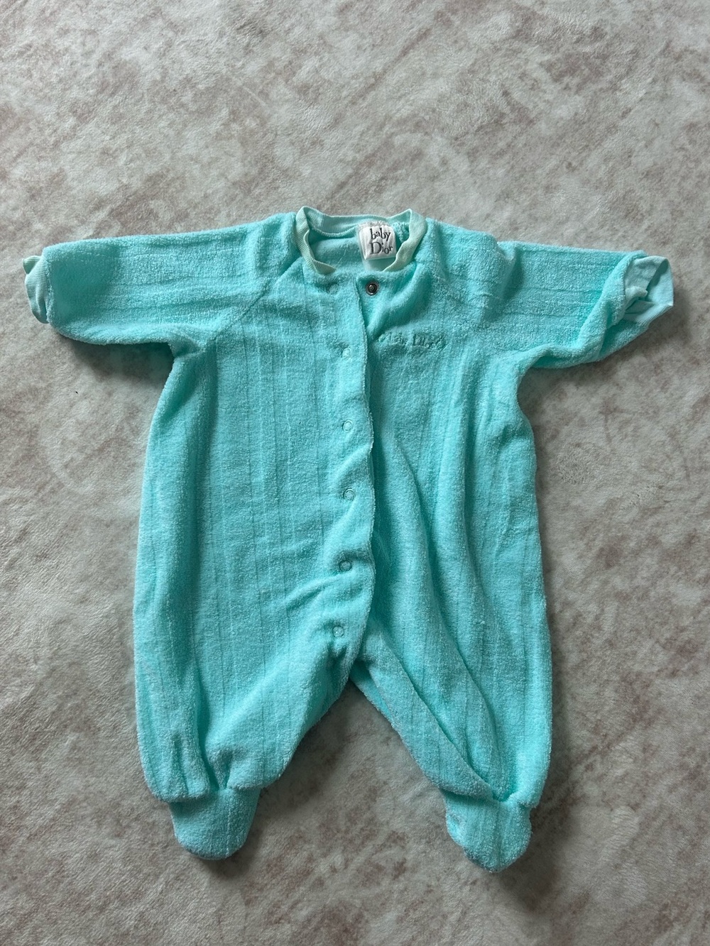 Baby Dior Infant One-Piece Footed Romper